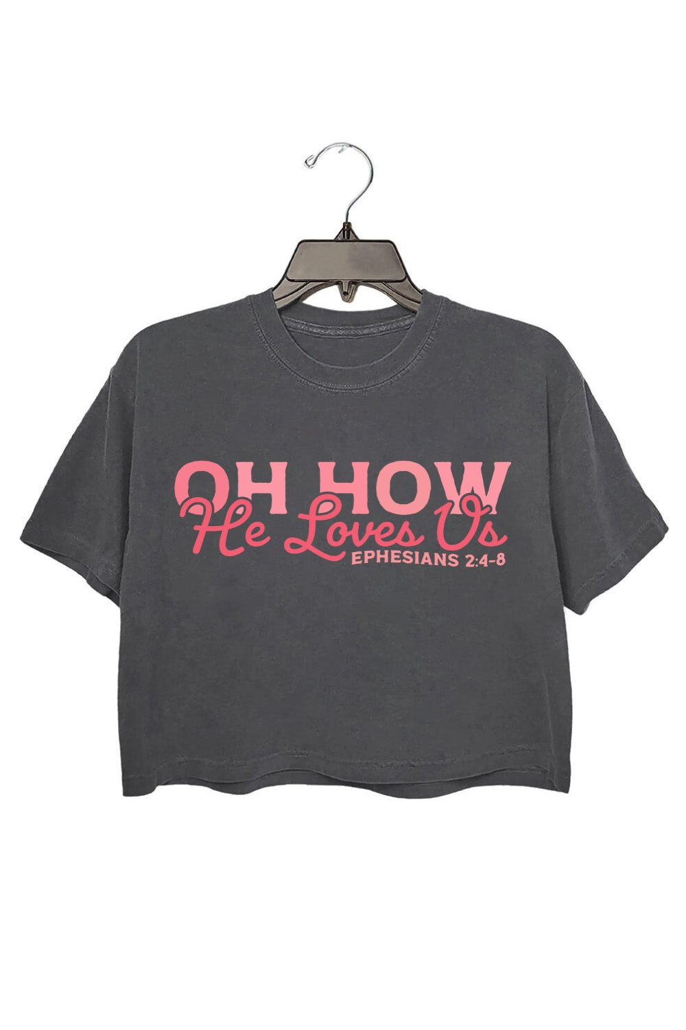 Oh How He Loves Us Crop Top For Women