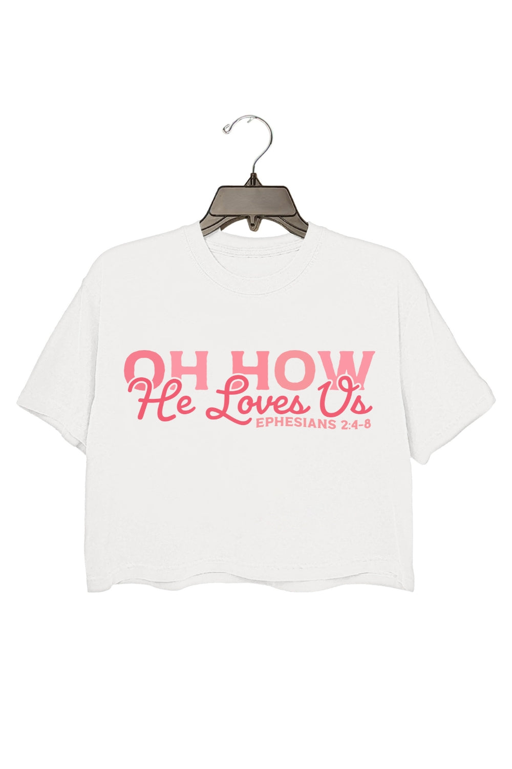 Oh How He Loves Us Crop Top For Women