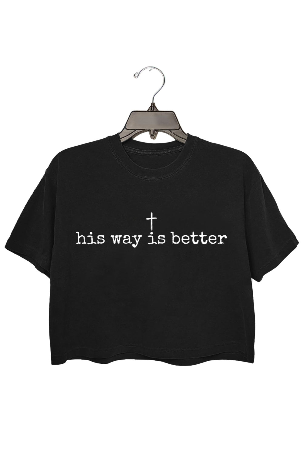 His Way Is Better Christian Crop Top For Women