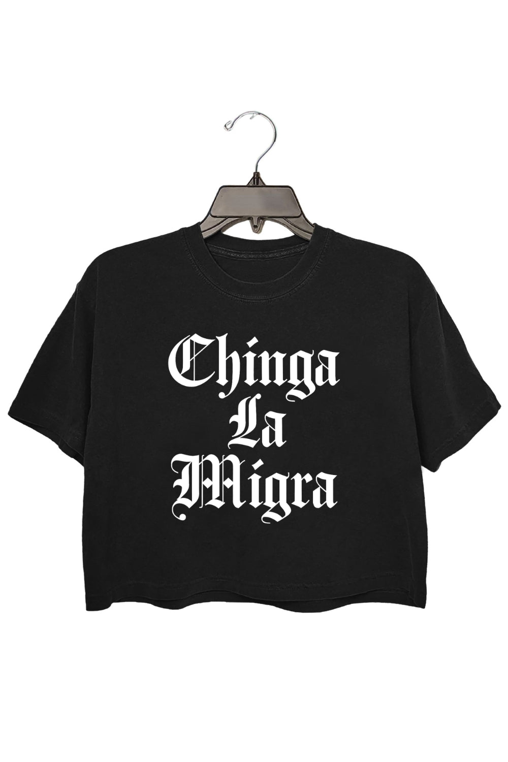 Chinga La Migra Pro Immigration Crop Top For Women