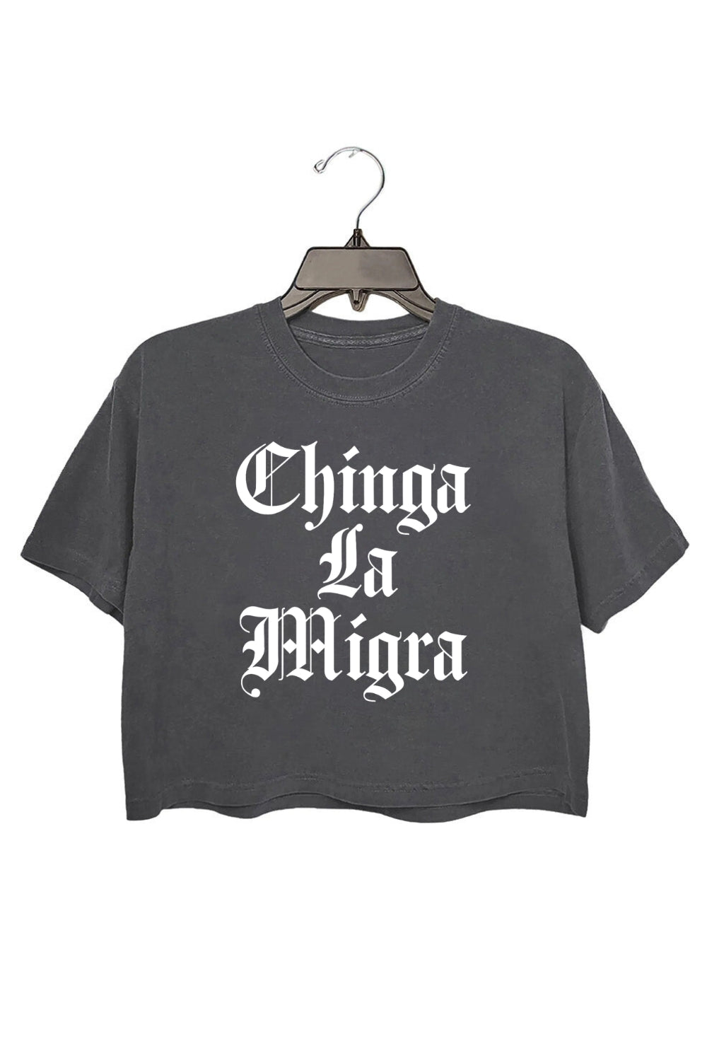Chinga La Migra Pro Immigration Crop Top For Women