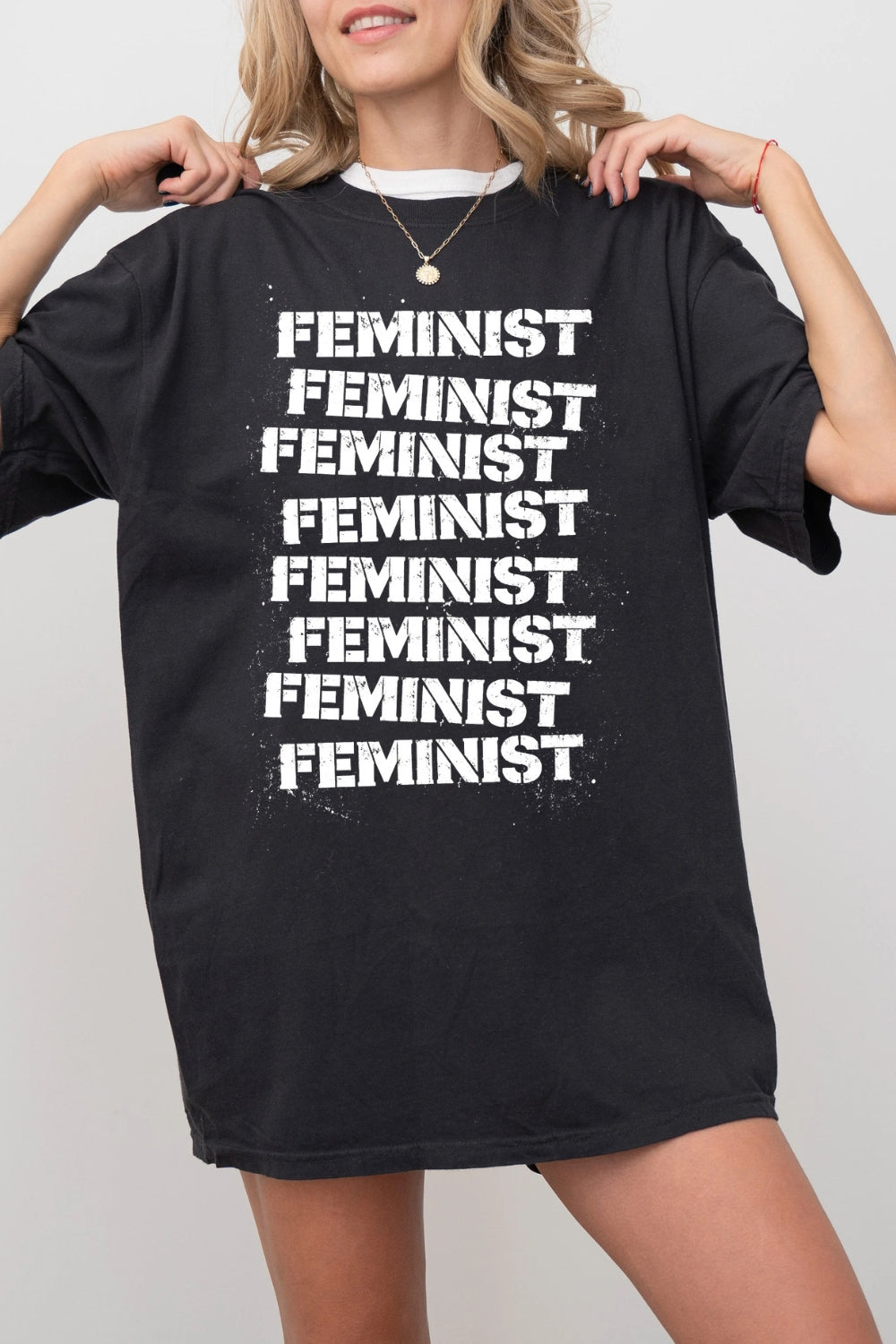Feminist Print Design Tee For Women