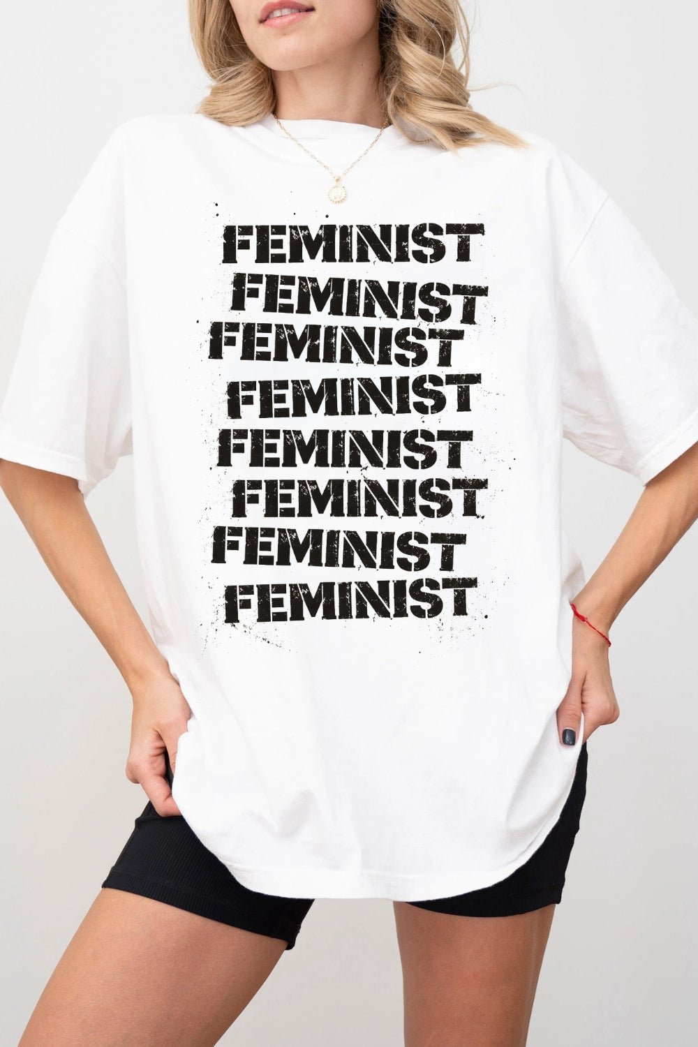 Feminist Print Design Tee For Women