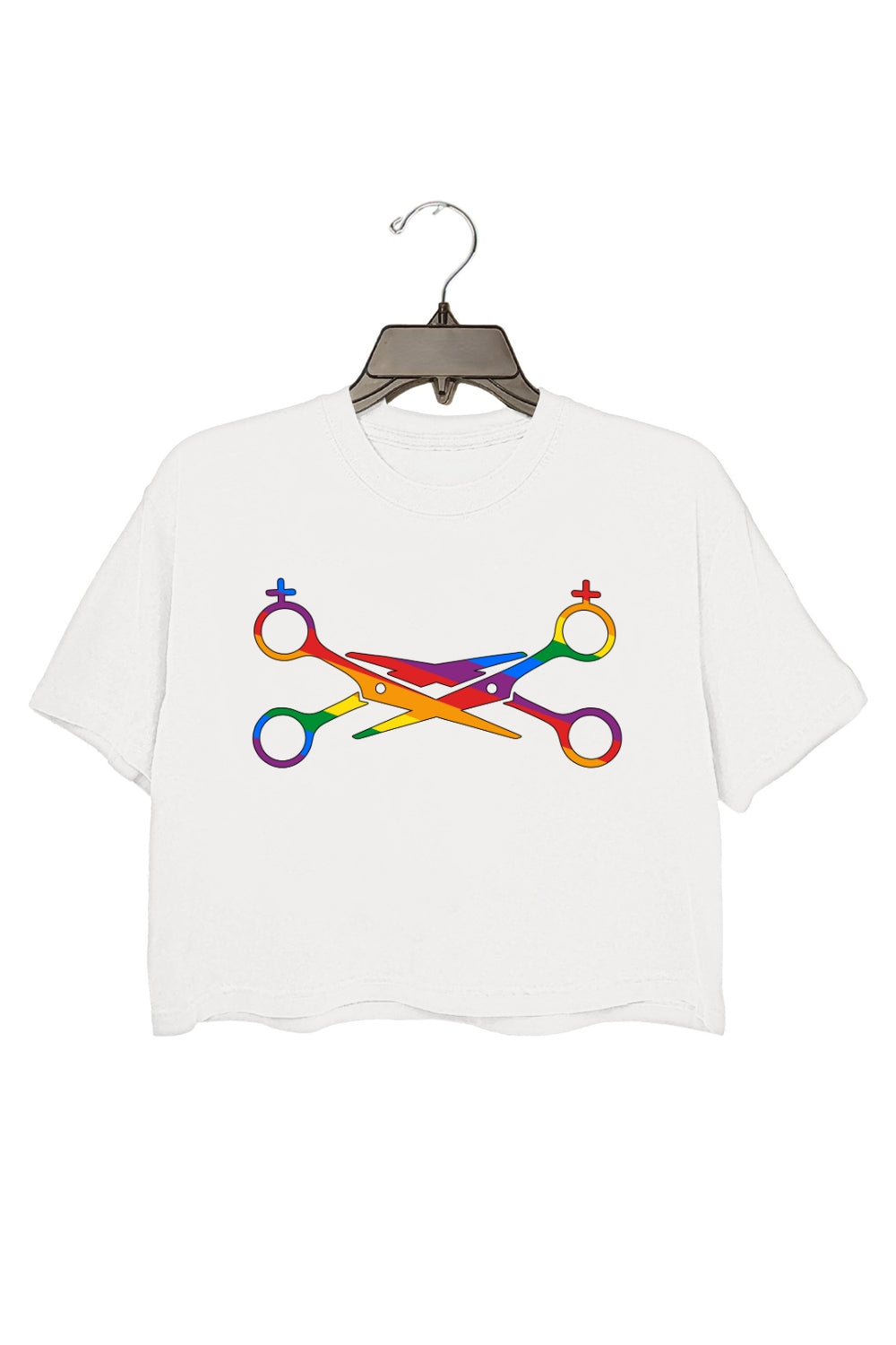 Rock Paper Scissors Lesbian Crop Top For Women