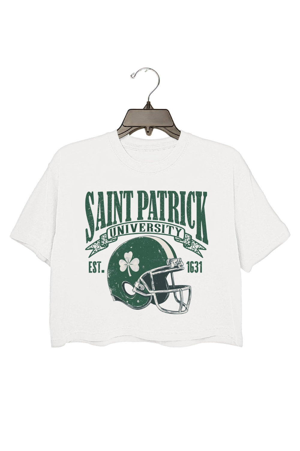 Saint Patrick University Crop Top For Women