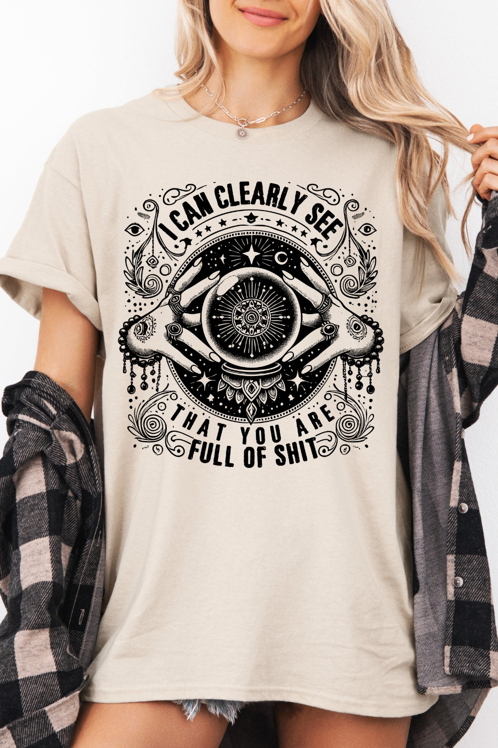 Funny Ugly Quote I Can See Tee For Women