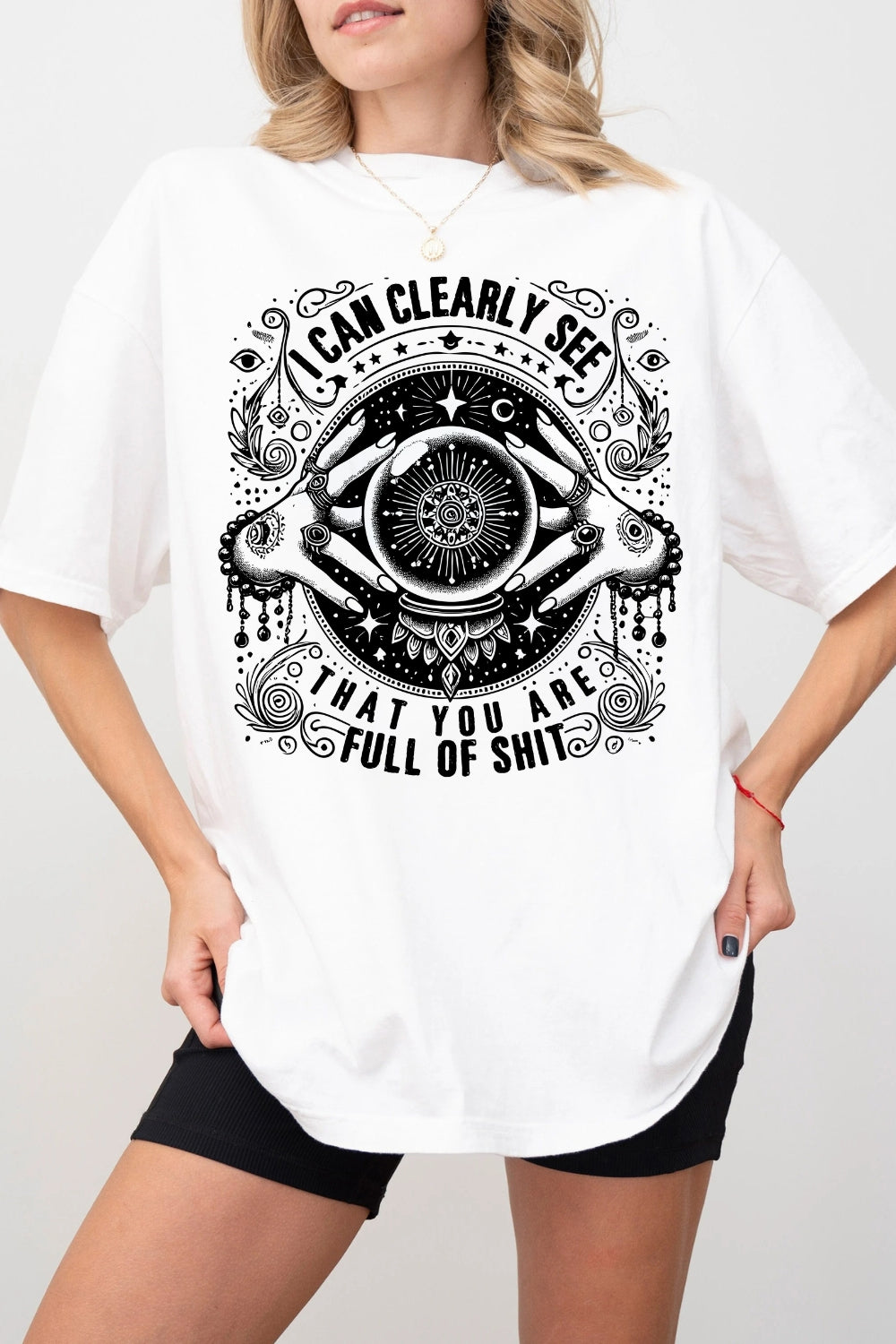 Funny Ugly Quote I Can See Tee For Women