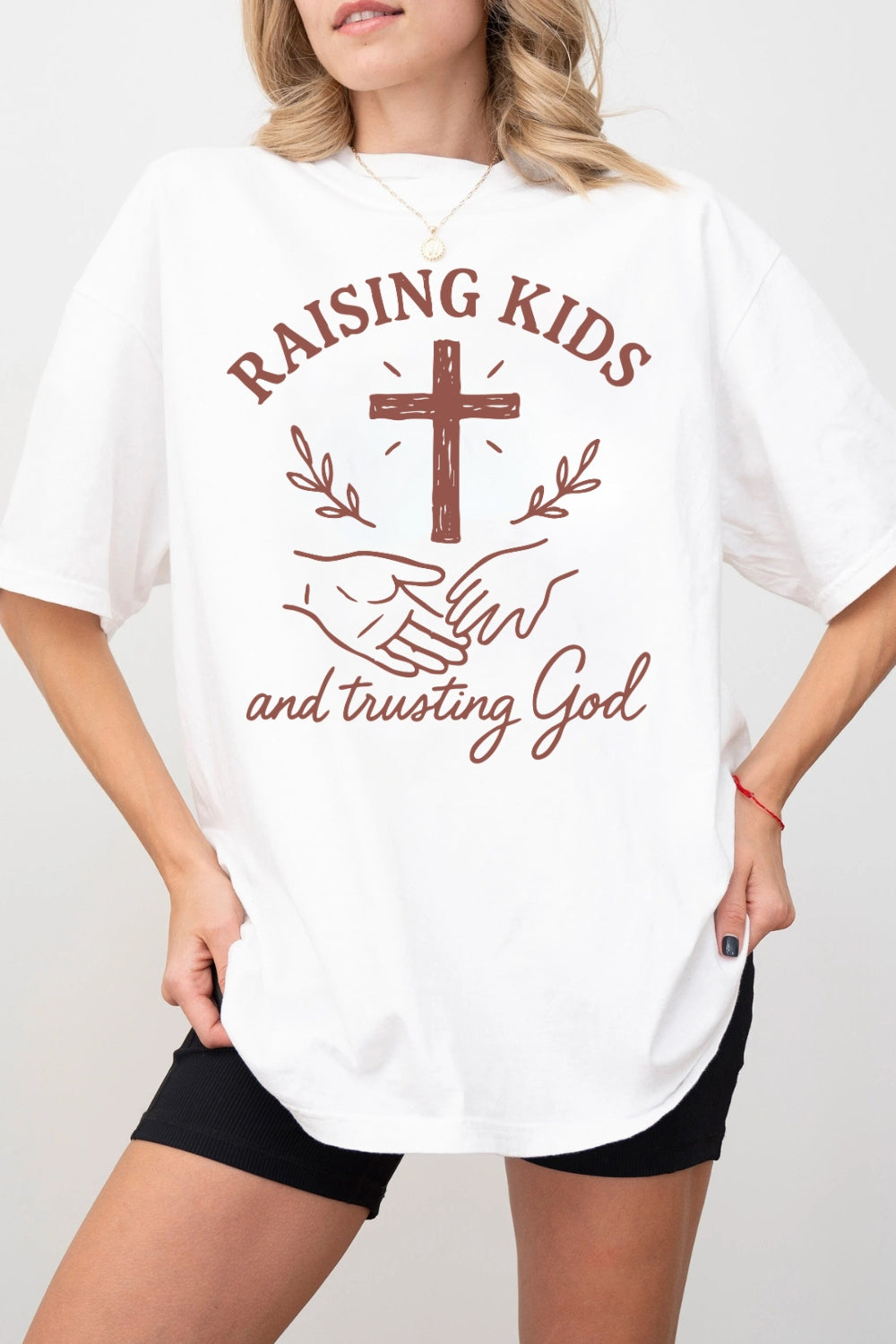 Raising Kids and Trusting God Tee For Women