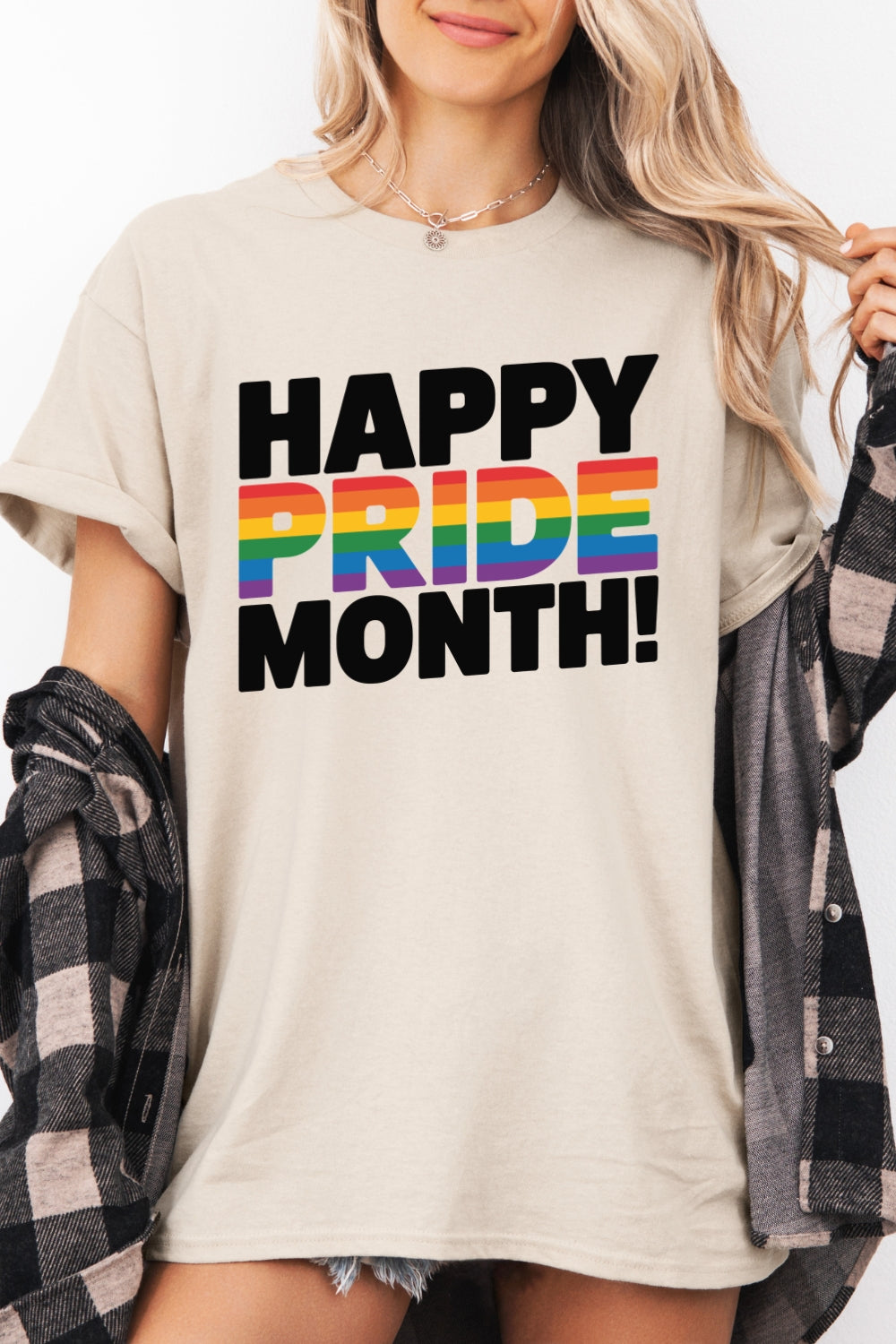 Happy Pride Month Tee For Women