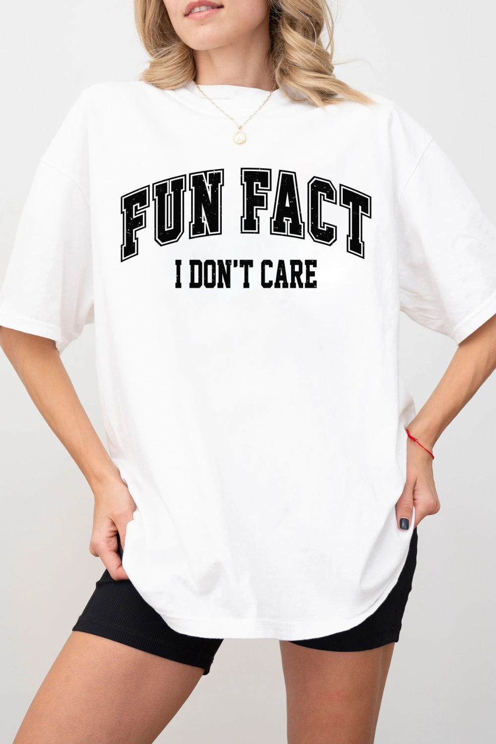 Fun Fact I Don't Care Tee For Women