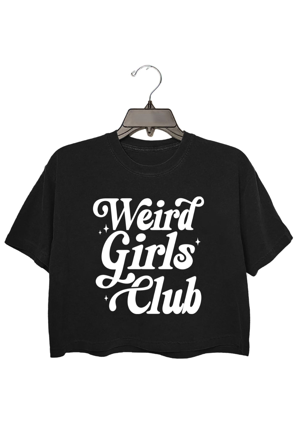 Weird Girls Club Feminist Quote Crop Tee For Women