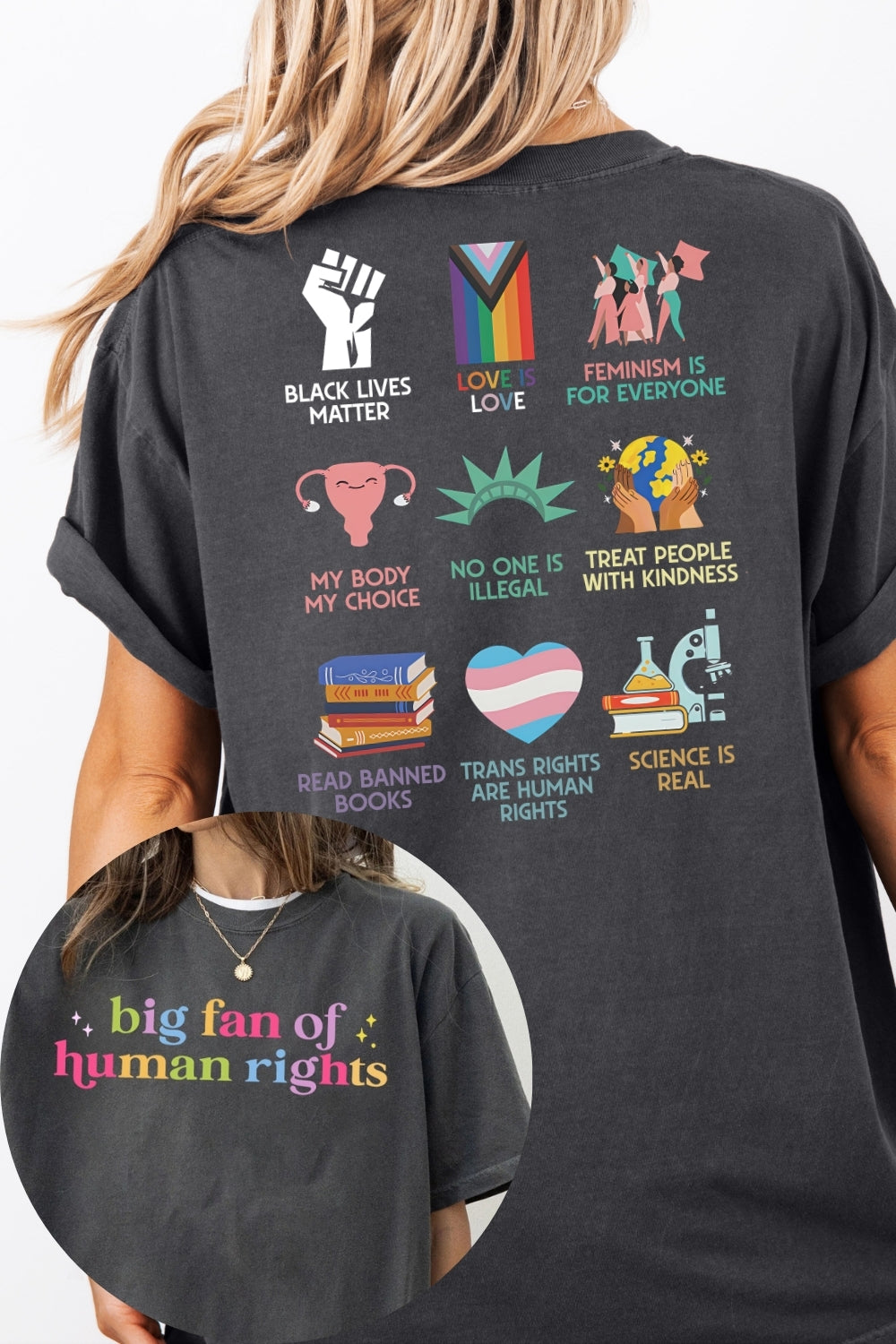 Big Fan Of Human Rights Equality Tee For Women