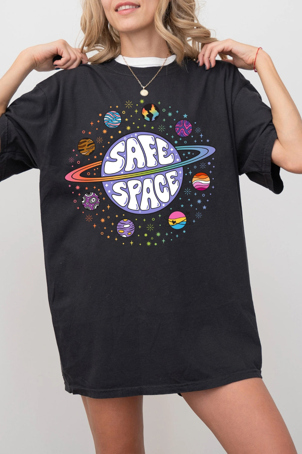Safe Space LGBTQ Friendly Tee For Women