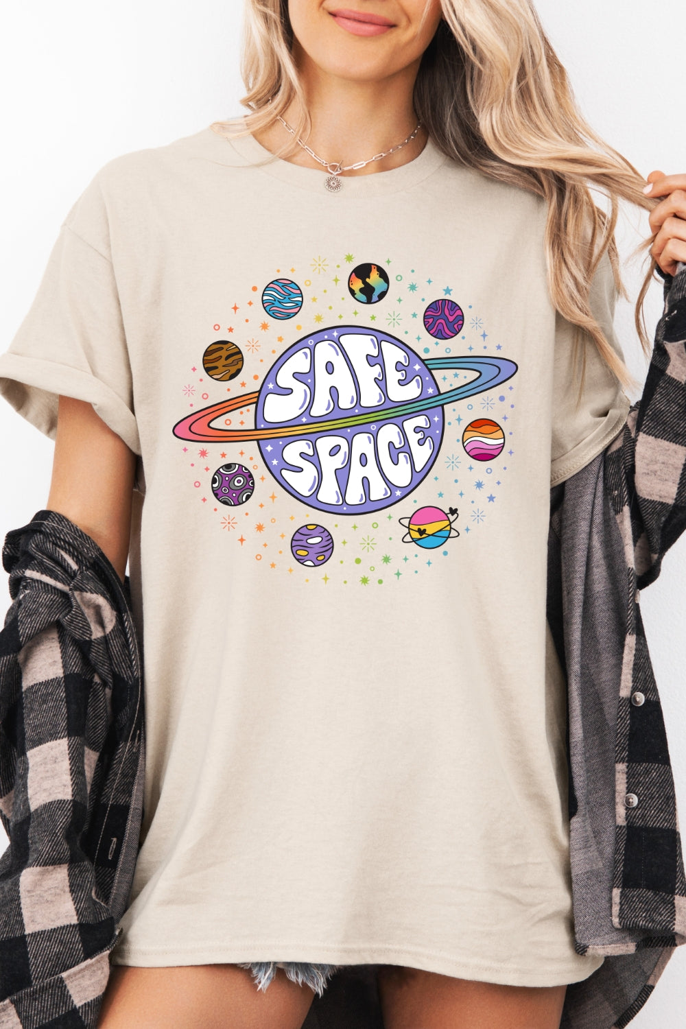 Safe Space LGBTQ Friendly Tee For Women