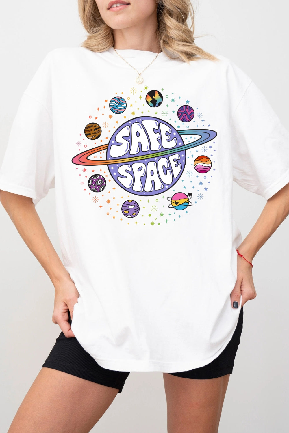 Safe Space LGBTQ Friendly Tee For Women