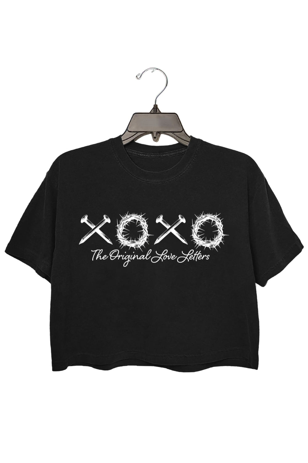 Xoxo The Original Love Letters Crop Tee For Women