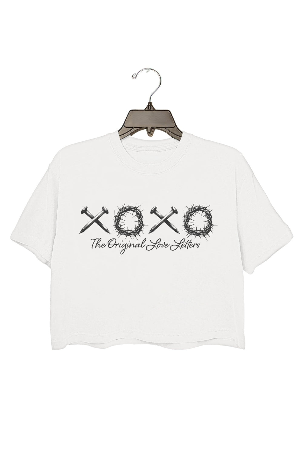 Xoxo The Original Love Letters Crop Tee For Women