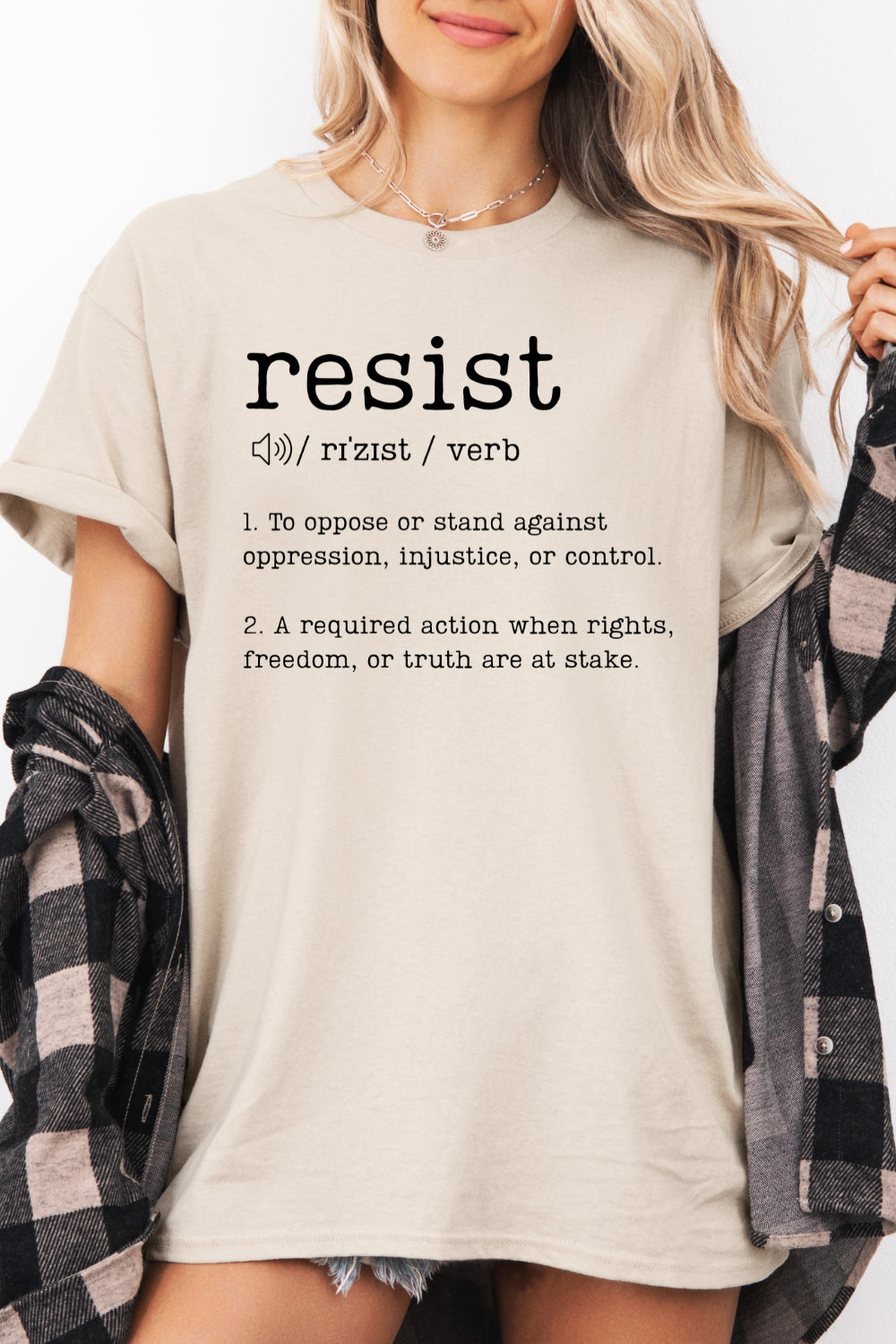 Resist Definition Tee For Women