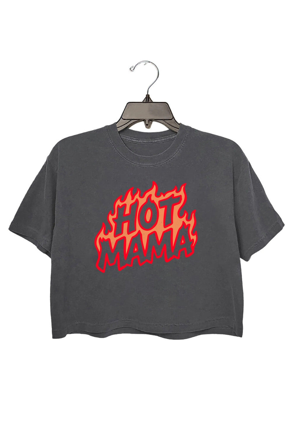 Retro Hot Mom Crop Tee For Women