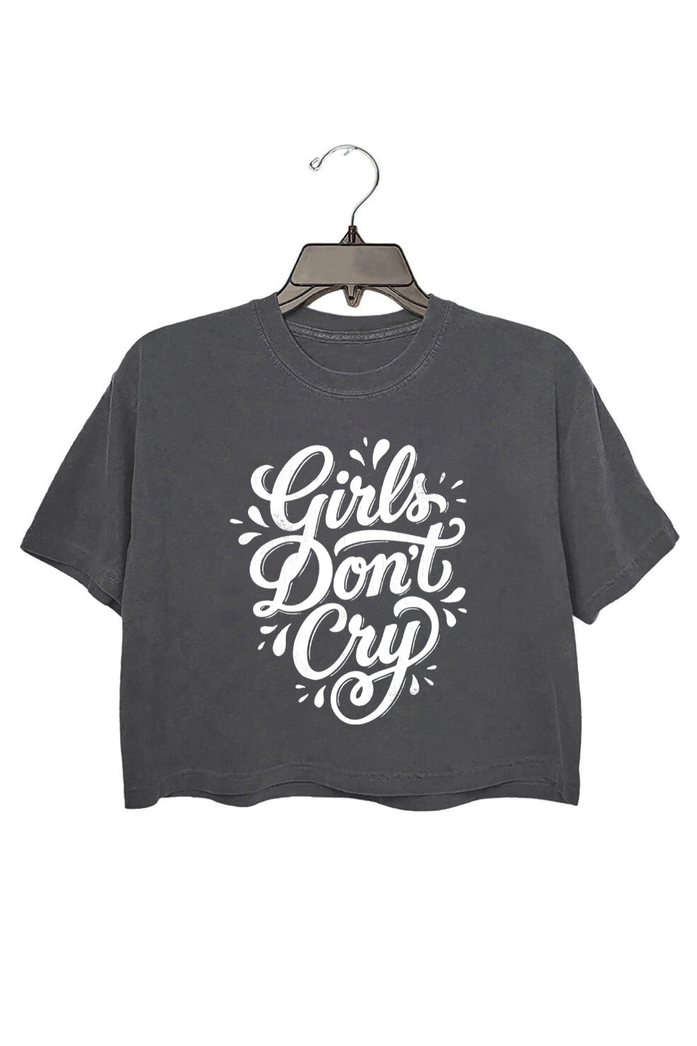 Girls Don't Cry Crop Tee For Women