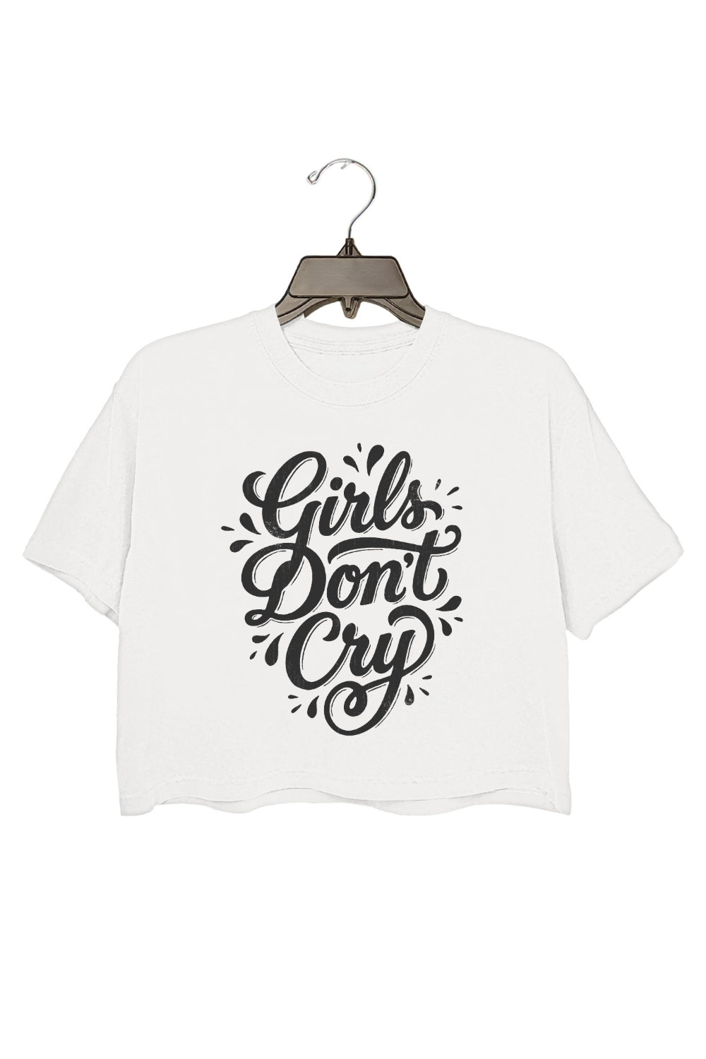 Girls Don't Cry Crop Tee For Women
