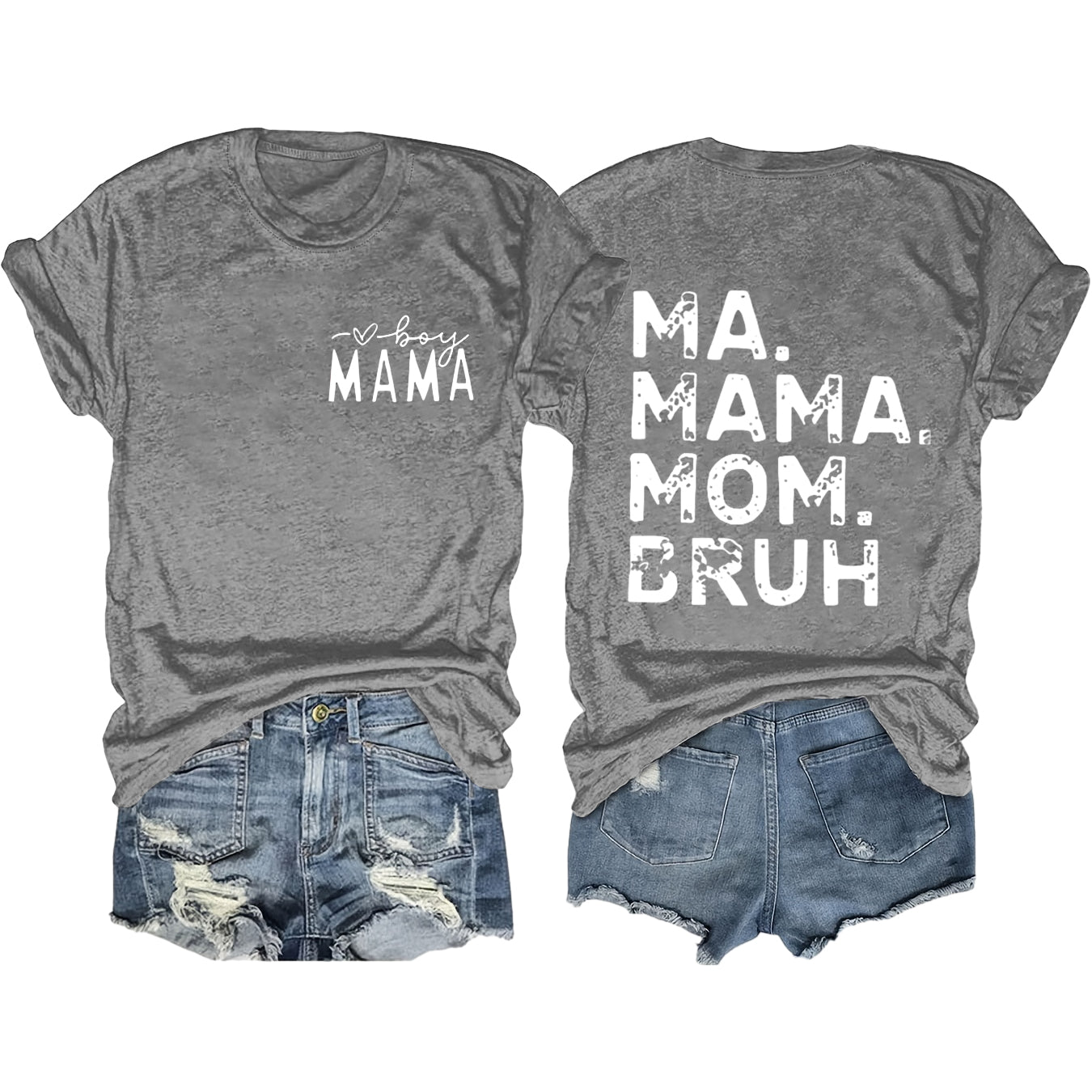 Boy Mama Ma Mama Mom Bruh Art Print T-shirt