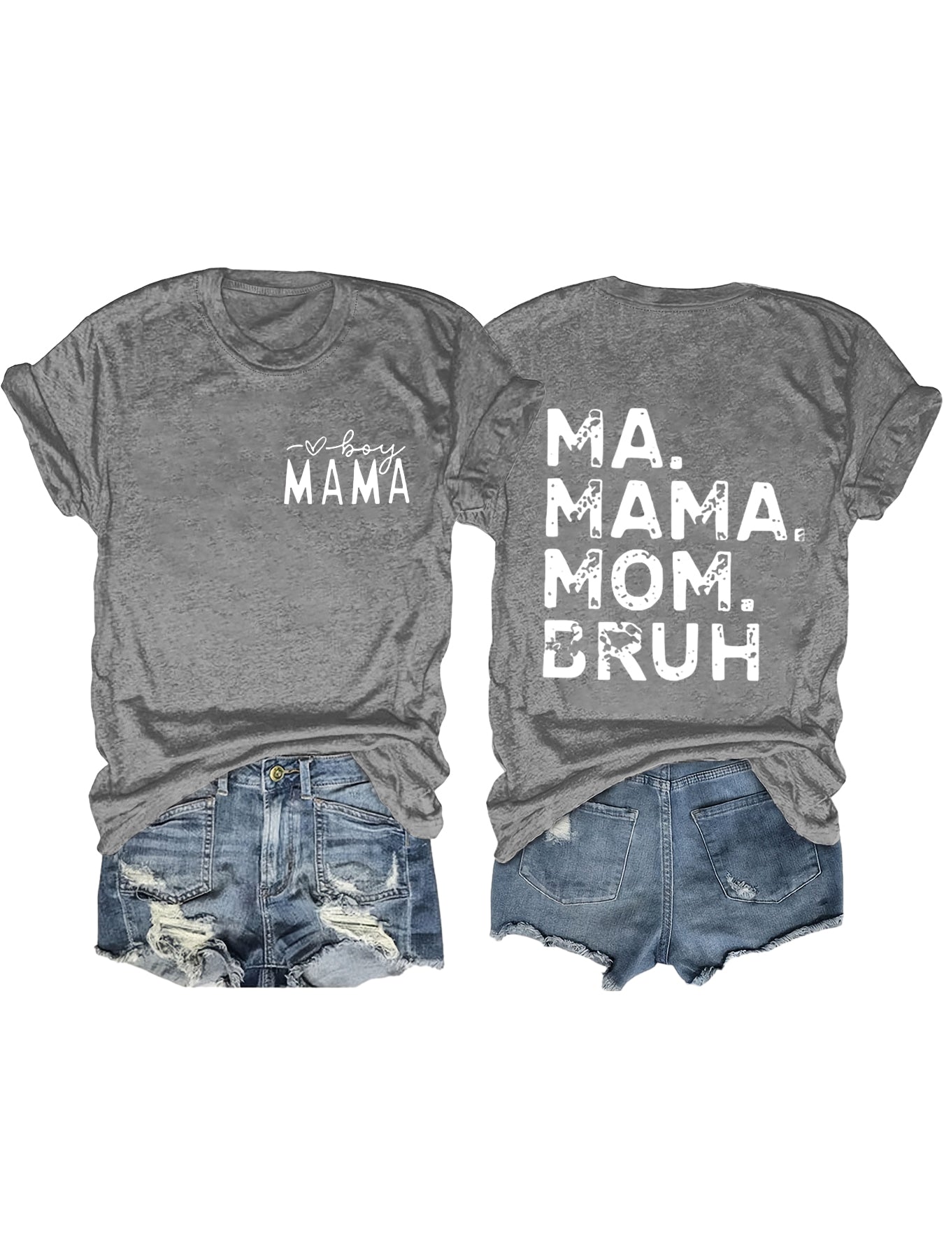 Boy Mama Ma Mama Mom Bruh Art Print T-shirt